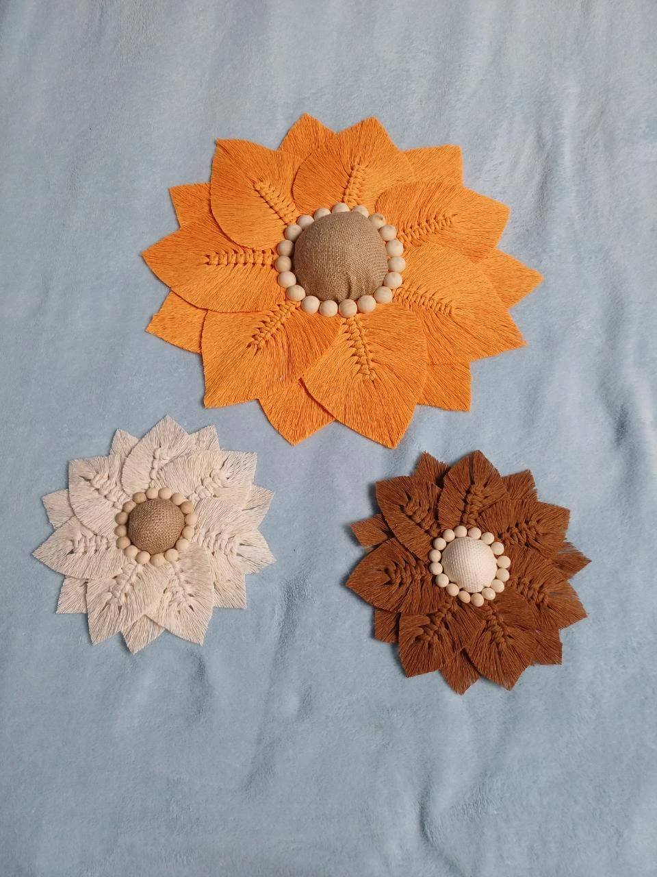 Flor en macramé – photo 6